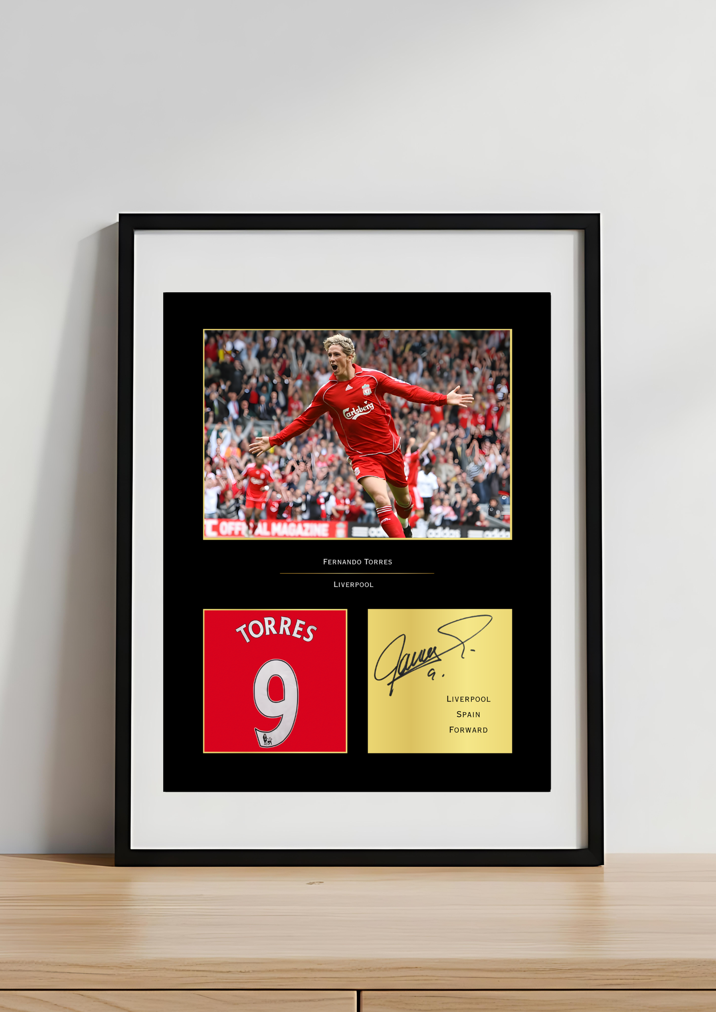 Fernando Torres Liverpool Art Print | El Niño LFC Poster | Anfield Football Wall Art | Liverpool FC Legend Gift