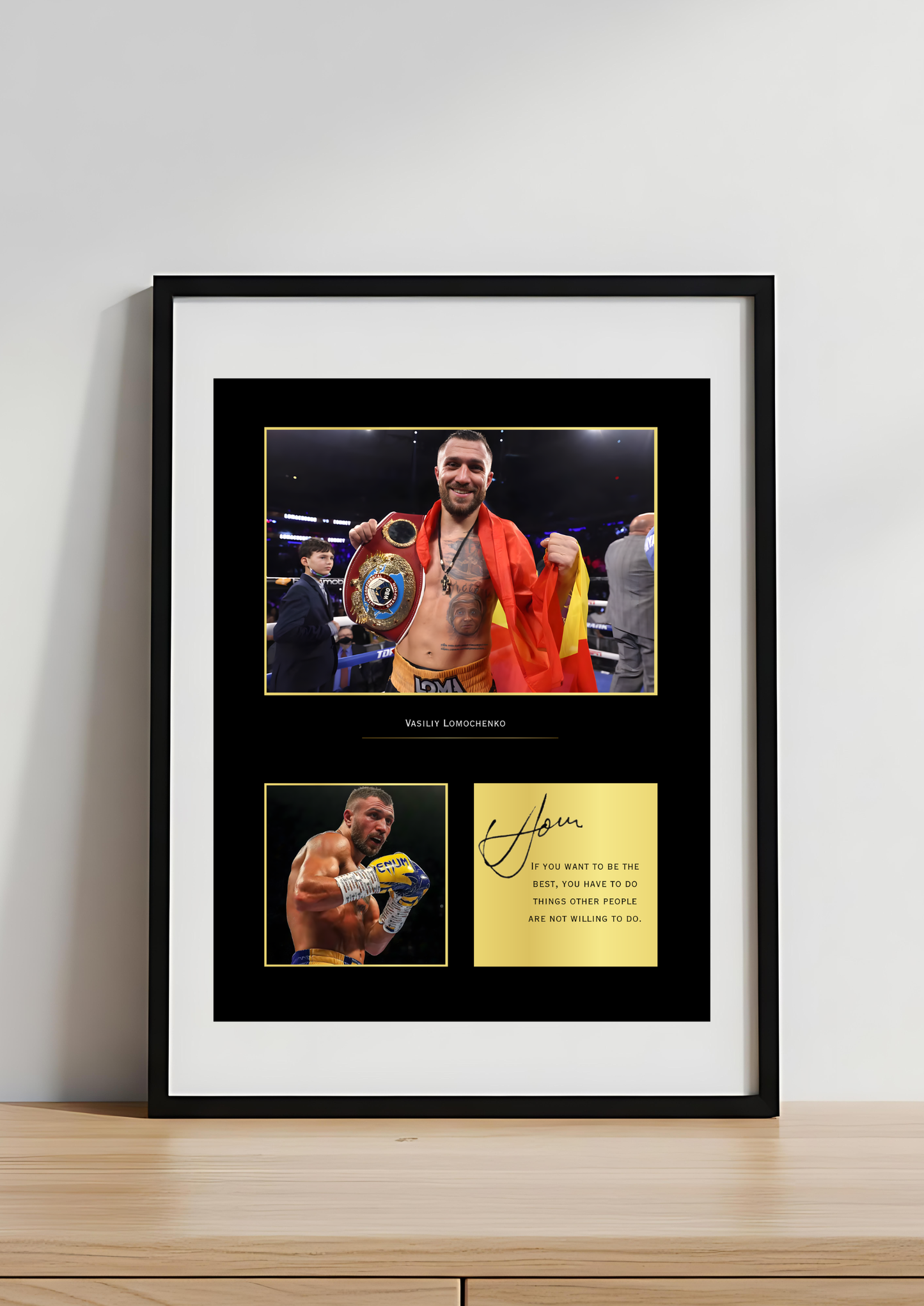 Vasiliy Lomachenko Boxing Art Print | Loma Poster | Lightweight Champion Wall Art for Fans