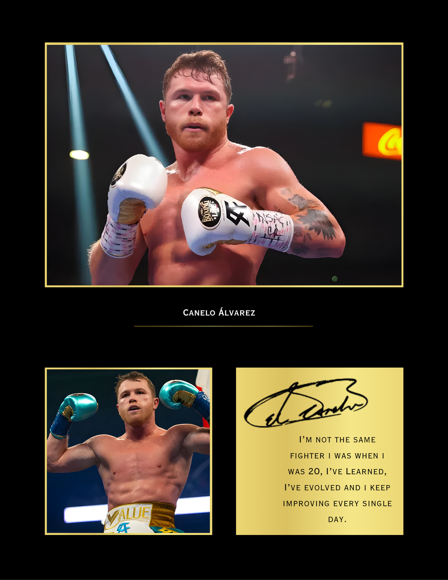Canelo Álvarez Boxing Art Print | Saul “Canelo” Álvarez Poster | Lightweight/Middleweight Champion Wall Art