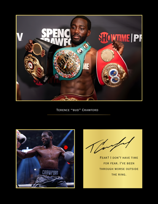 Terence Crawford Boxing Art Print | “Bud” Poster | Lightweight/Multi-Weight Champion Wall Art