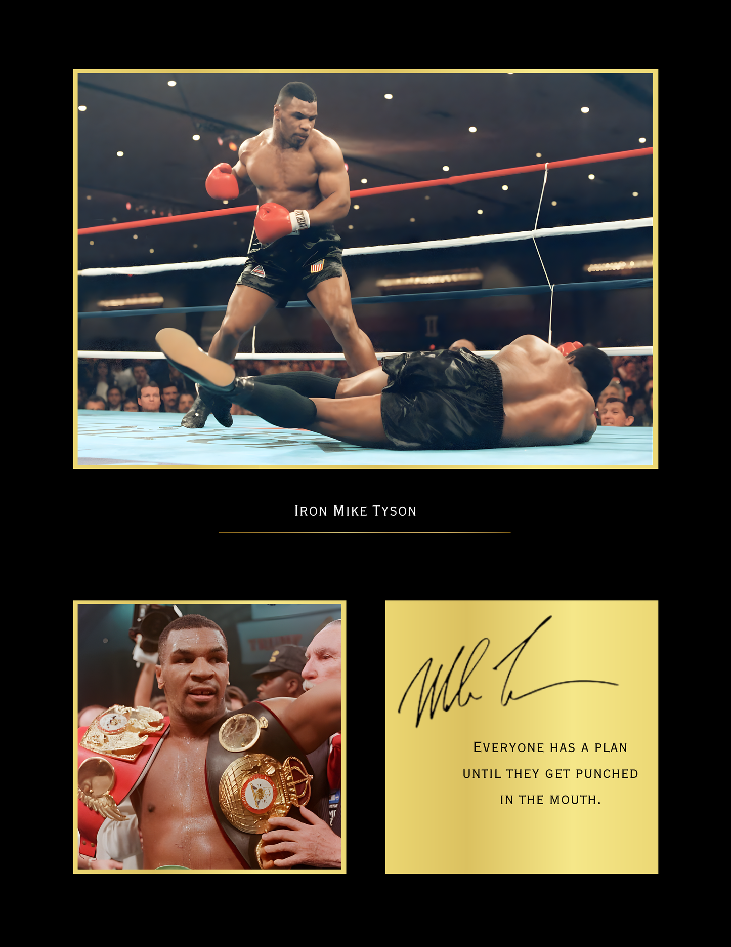 Mike Tyson Boxing Art Print | Iron Mike Poster | Heavyweight Legend Wall Art for Fans