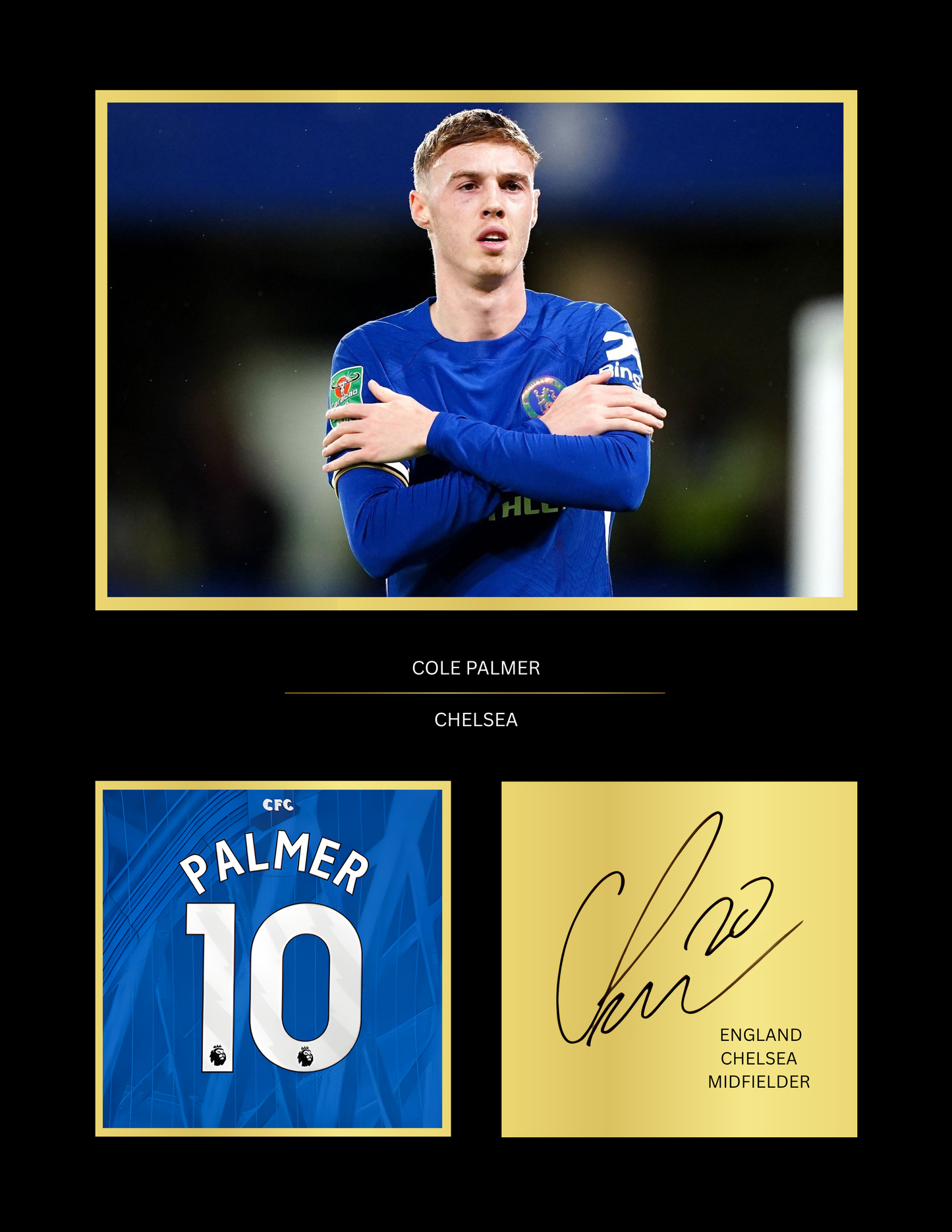 Cole Palmer Chelsea FC Art Print | Chelsea Poster | Football Wall Art for Fans