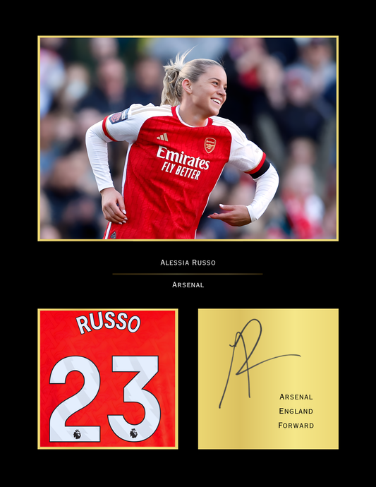Russo Arsenal Art Print | Russo AFC Poster | Emirates Stadium Football Wall Art | Arsenal Fan Gift