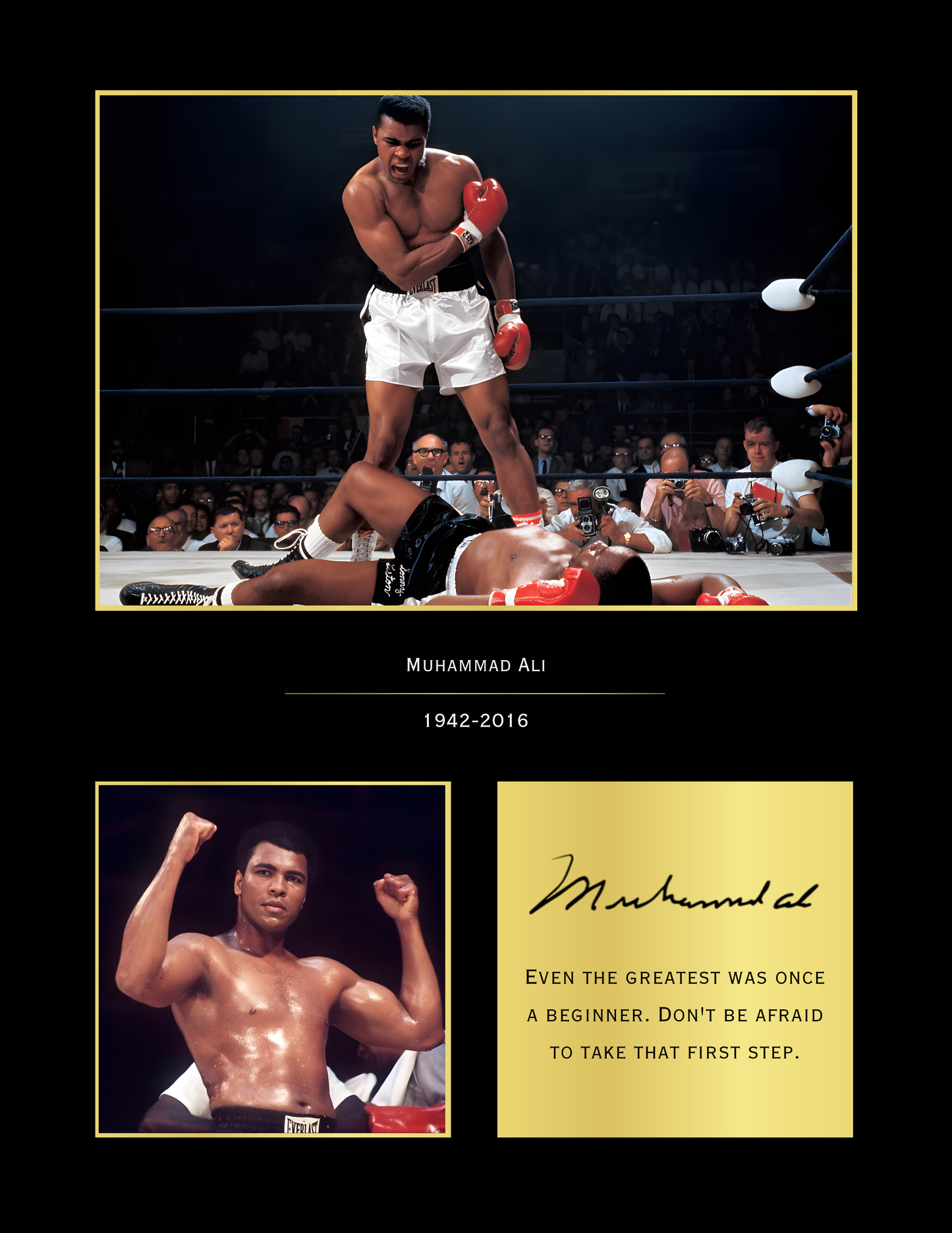 Muhammad Ali Boxing Art Print | The Greatest Poster | Legendary Heavyweight Wall Art for Fans