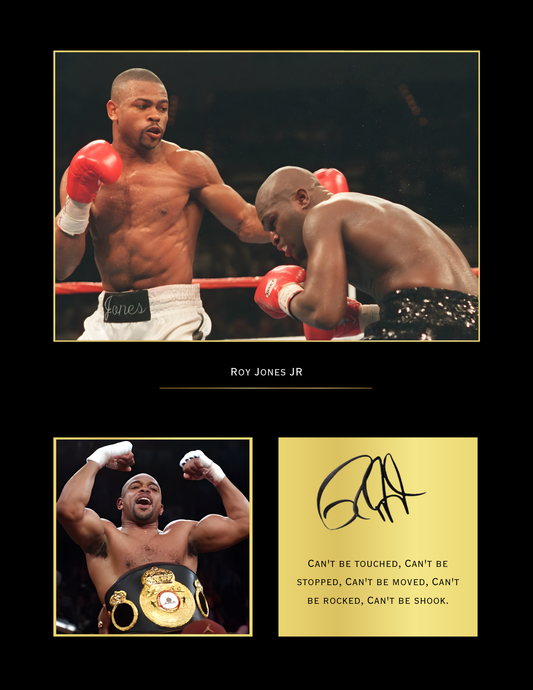 Roy Jones Jr Boxing Art Print | RJJ Poster | Legend Boxing Wall Art | Pound-for-Pound Great Gift