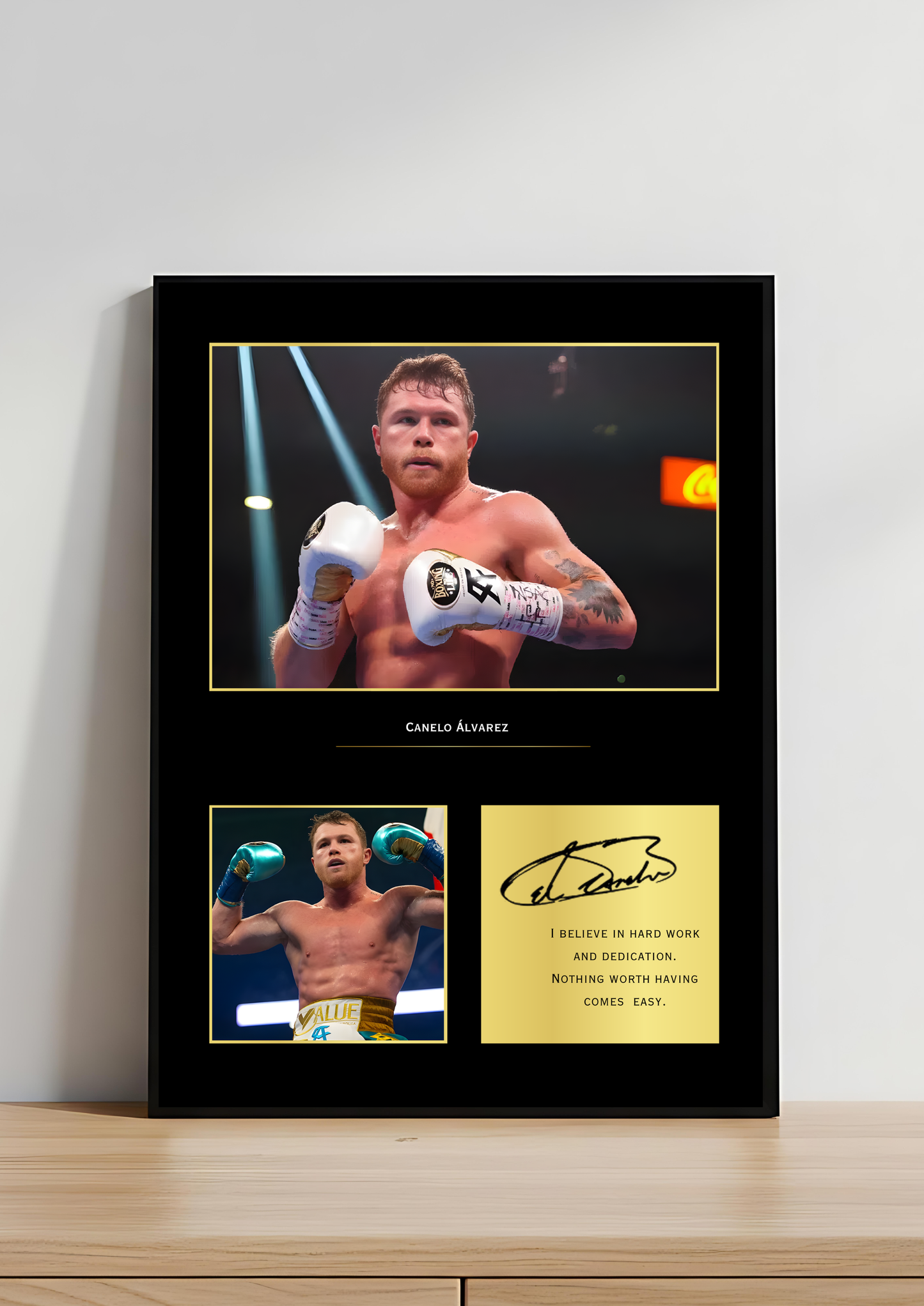 Canelo Álvarez Boxing Art Print | Saul “Canelo” Álvarez Poster | Lightweight/Middleweight Champion Wall Art